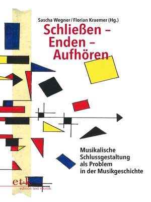 cover image of Schließen--Enden--Aufhören